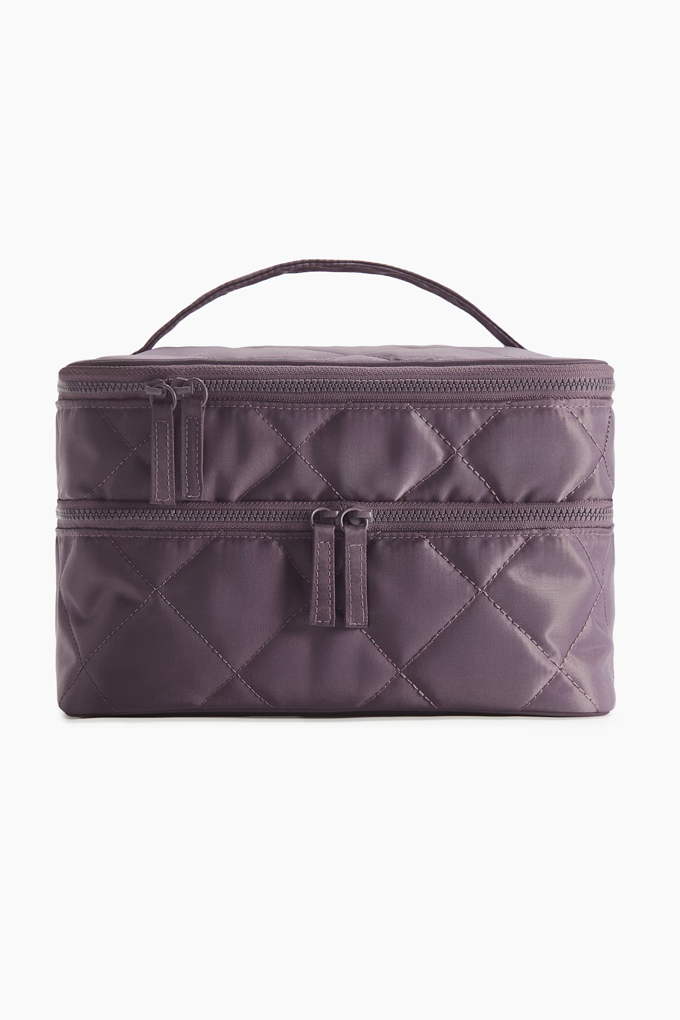 Large two-tiered wash bag - Purple - Beauty all | H&M GB | H&M (UK, MY, IN, SG, PH, TW, HK)