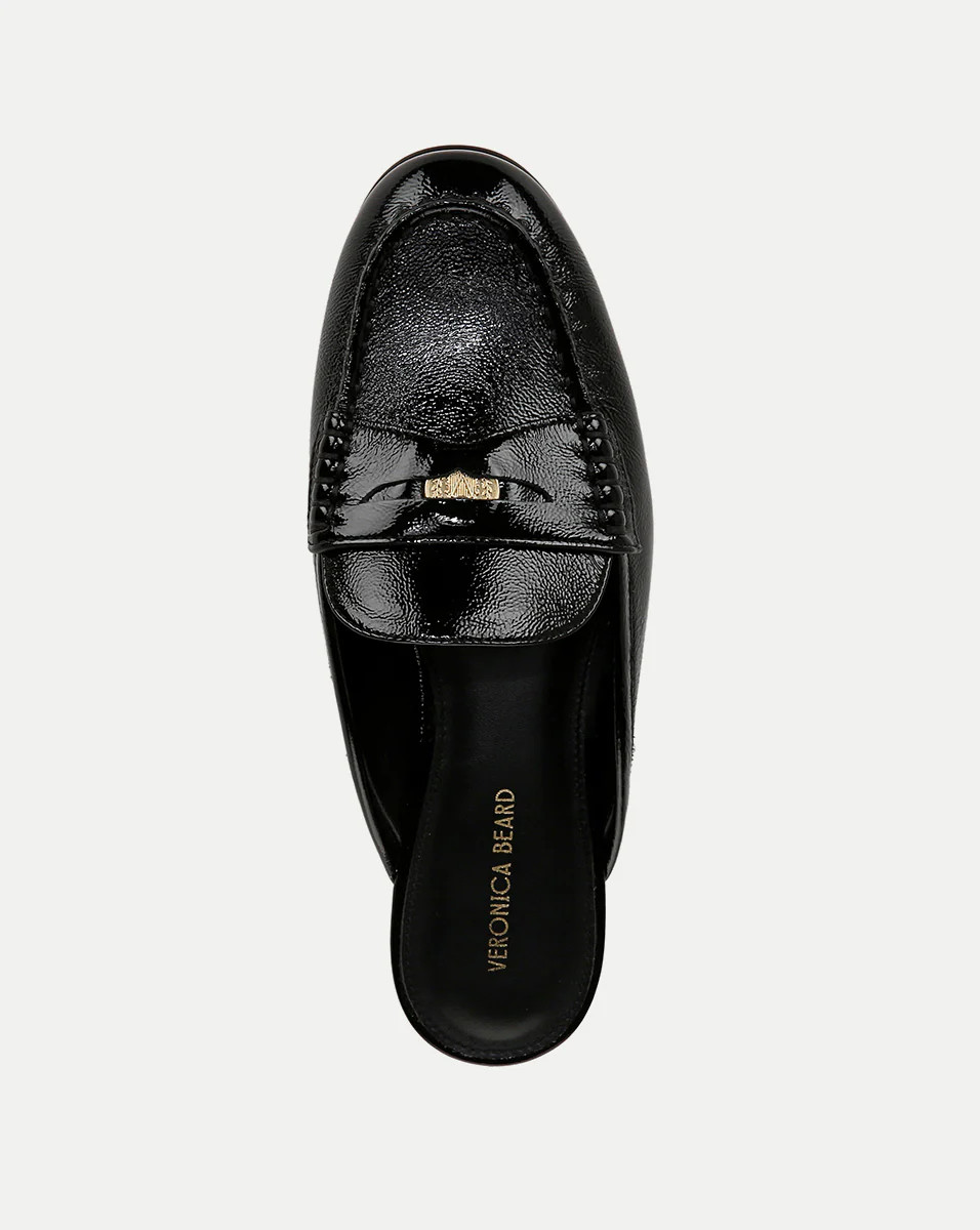 Penny Leather Mule in Ivory | Veronica Beard | Veronica Beard