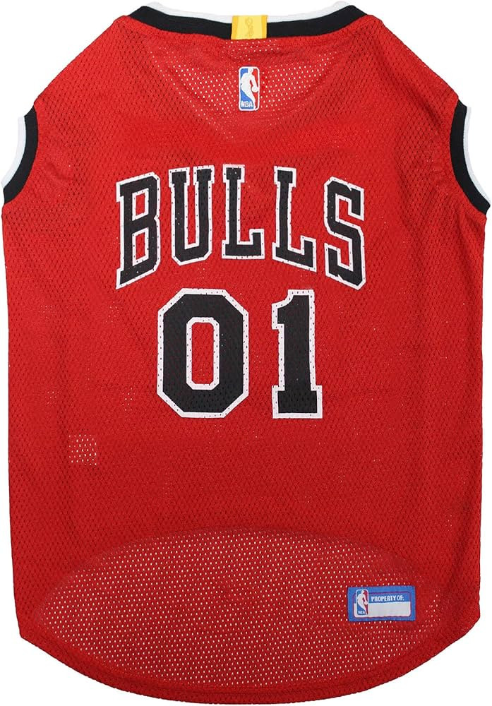 Pets First NBA CHICAGO BULLS DOG Jersey, X-Large - Tank Top Basketball Pet Jersey | Amazon (US)