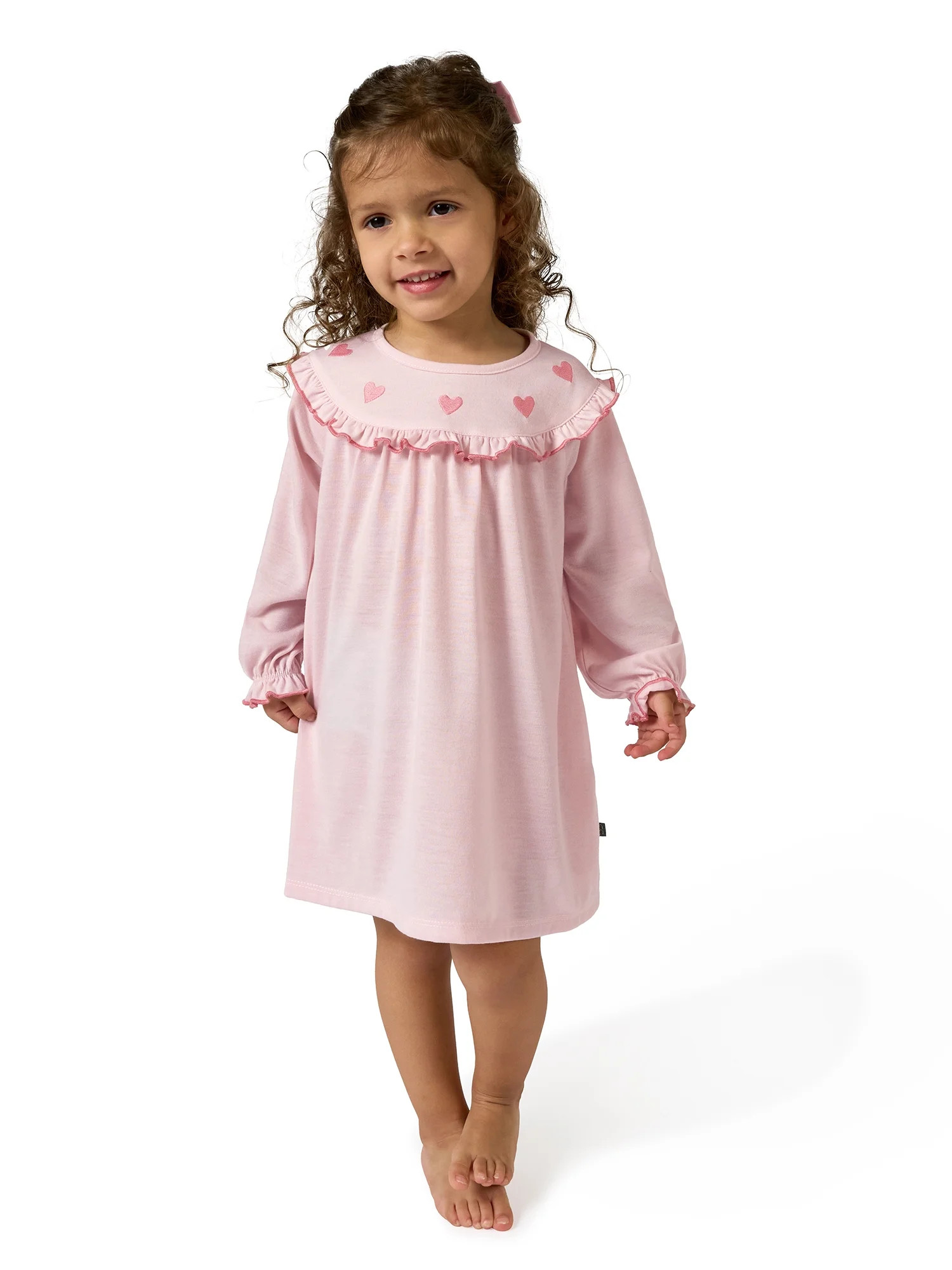Modern Moments by Gerber Toddler Girl Valentine's Day Nightgown, Sizes 12M-5T | Walmart (US)