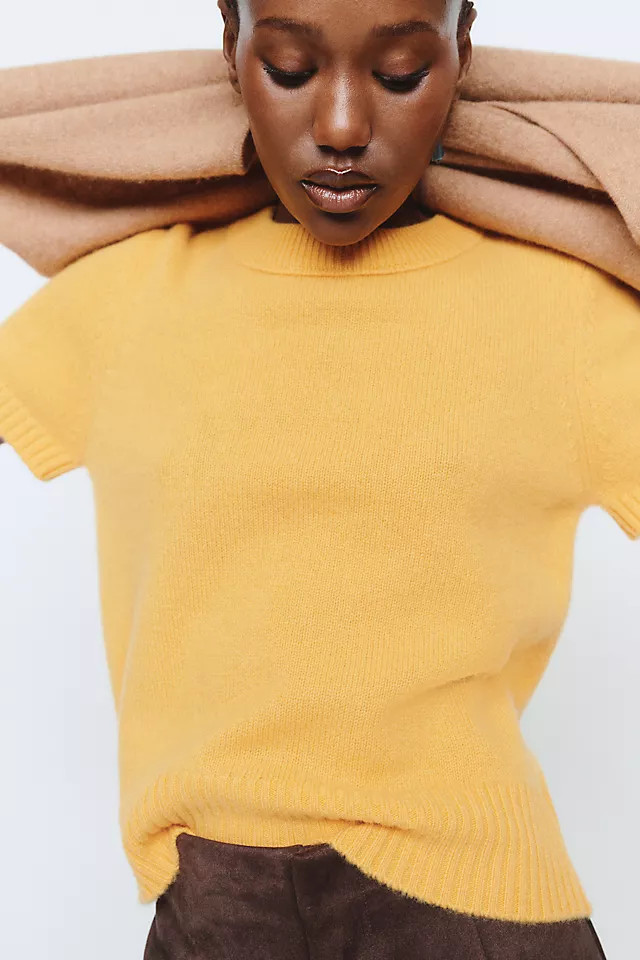 Mercer Cashmere Short Sleeve Sweater | Anthropologie (US)
