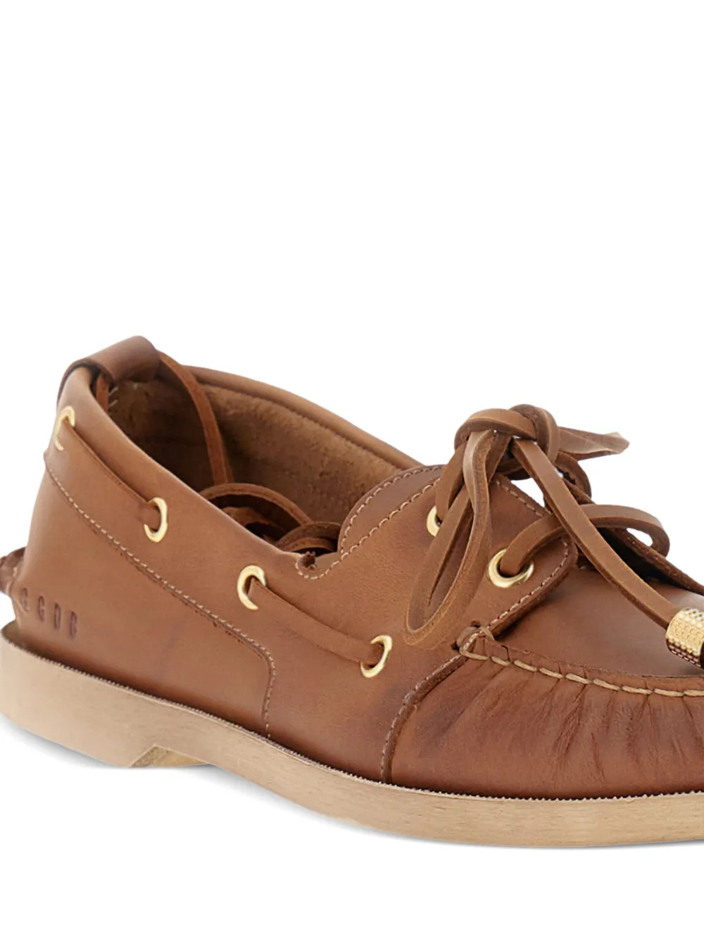 leather lace-up loafers | Farfetch Global