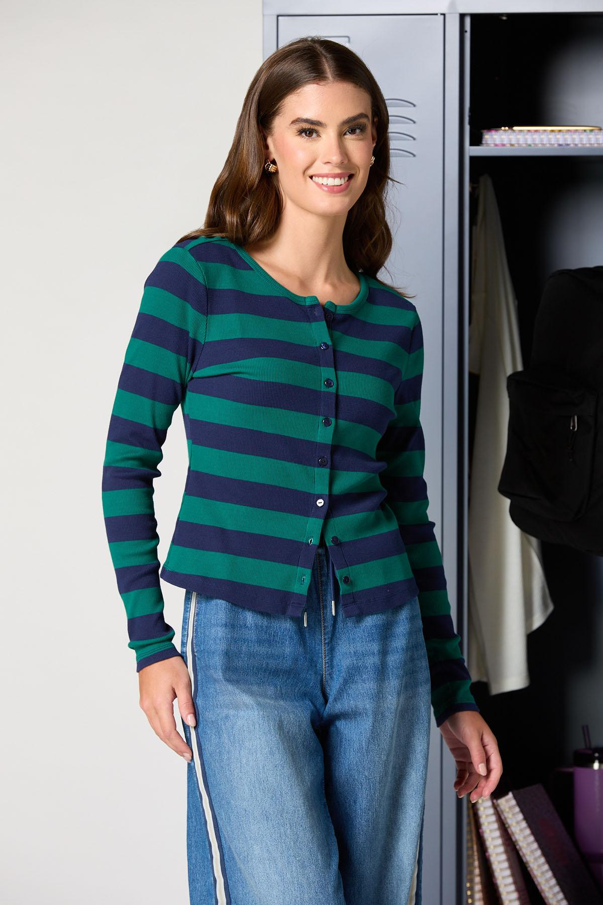 Varsity Stripe Shirt | Cato Fashions