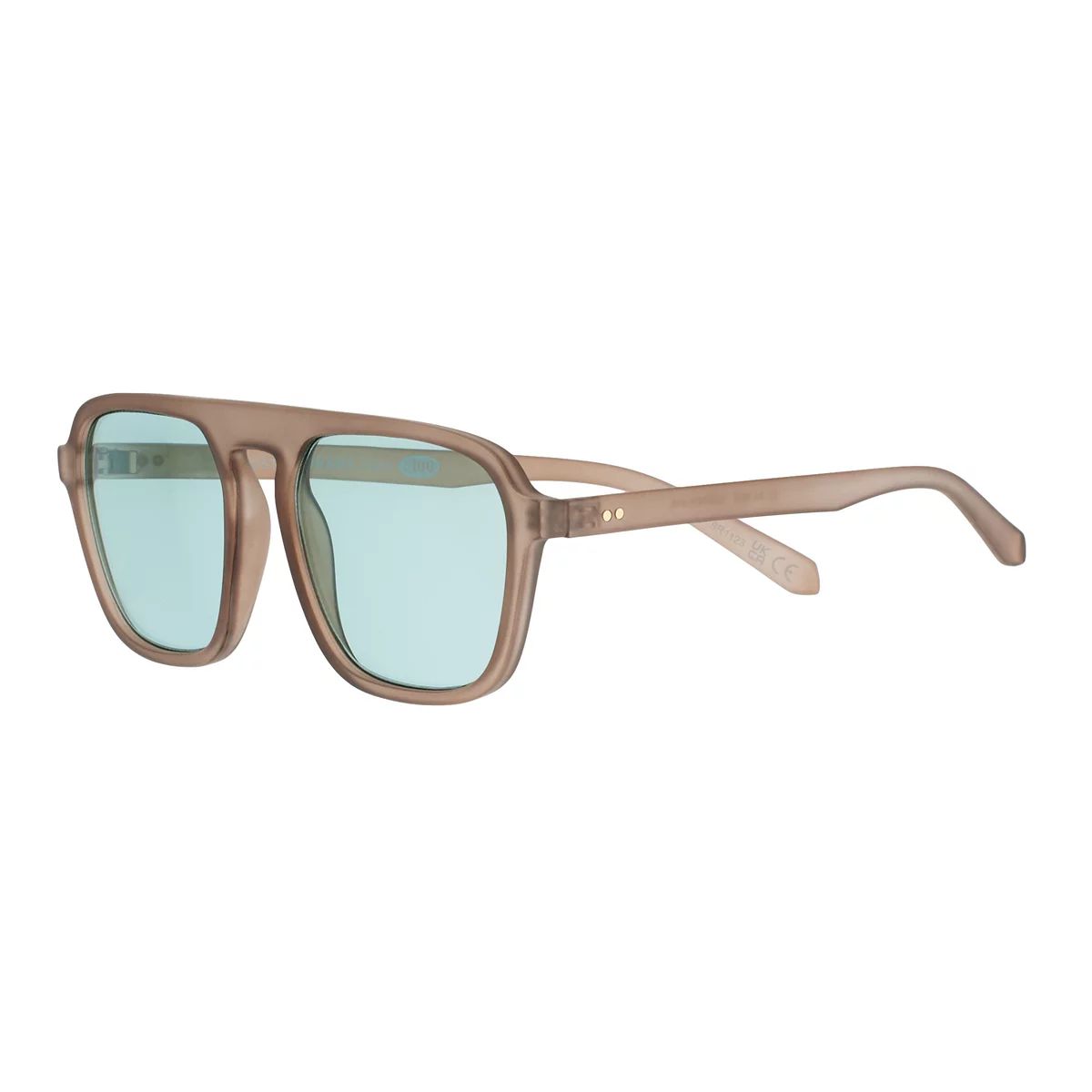 Men's Cali Blue Plastic Keyhole Navigator Square Sunglasses | Kohl's