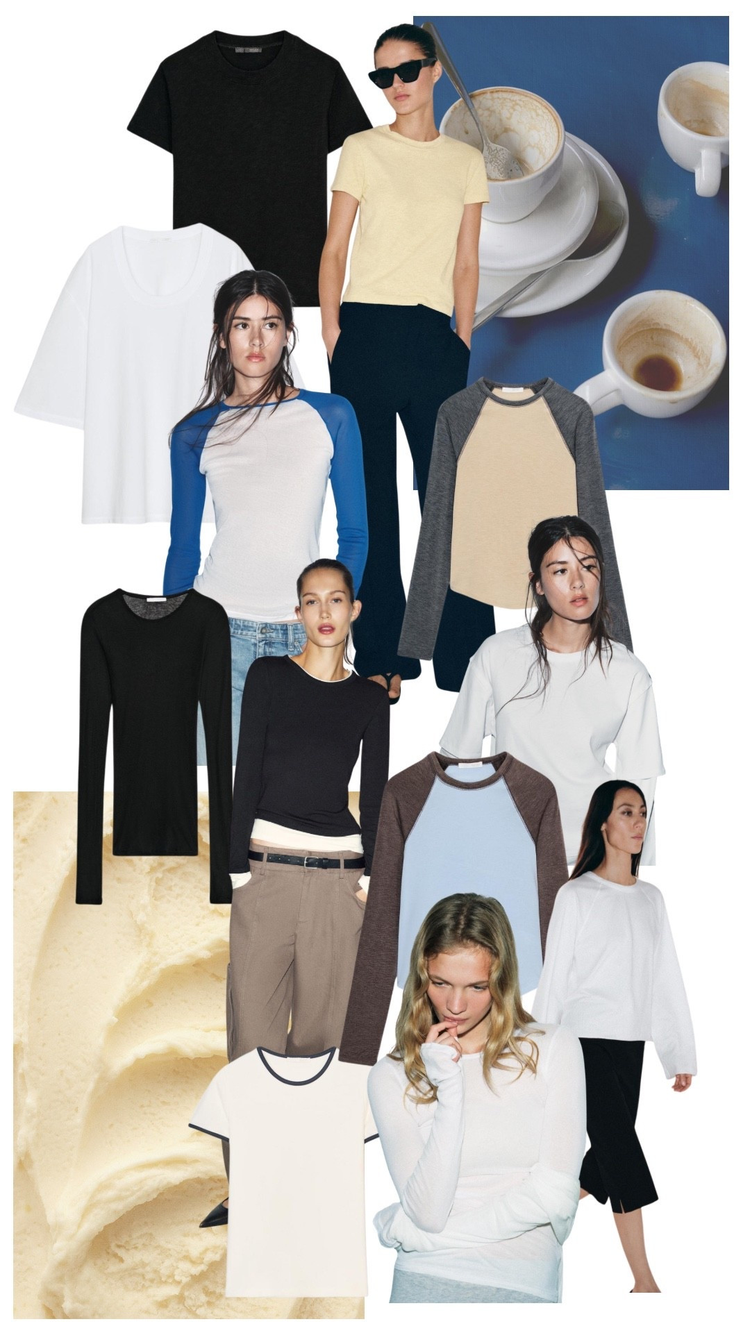 The Zara T-Shirt Edit | Two Tone T Shirt | Contrast Tee | Zara | T-Shirts | Yellow Tee | Red Tee 

#LTKeurope #LTKstyletip #LTKspring