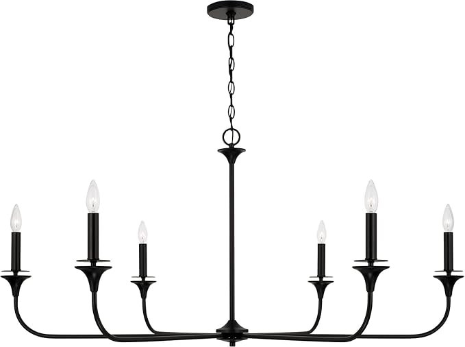 PRESLEY CHANDELIER DIMENSIONS: 22.75" High (148.75" Max Adjustable Height) x 49" Wide x 49" Deep;... | Amazon (US)
