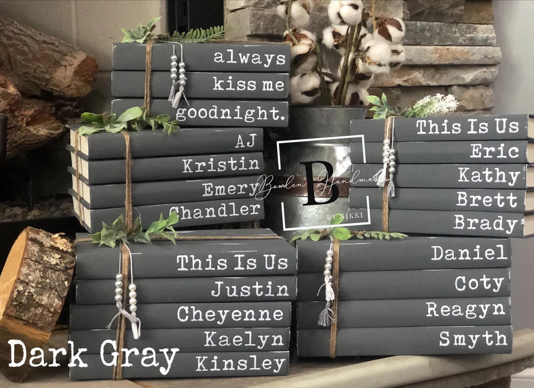 Custom Hardback Book Stacks | Etsy (US)