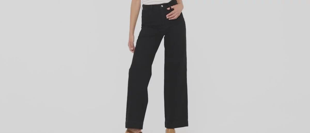 Women's High-Rise Wide Leg Jeans - Universal Thread™ Black | Target
