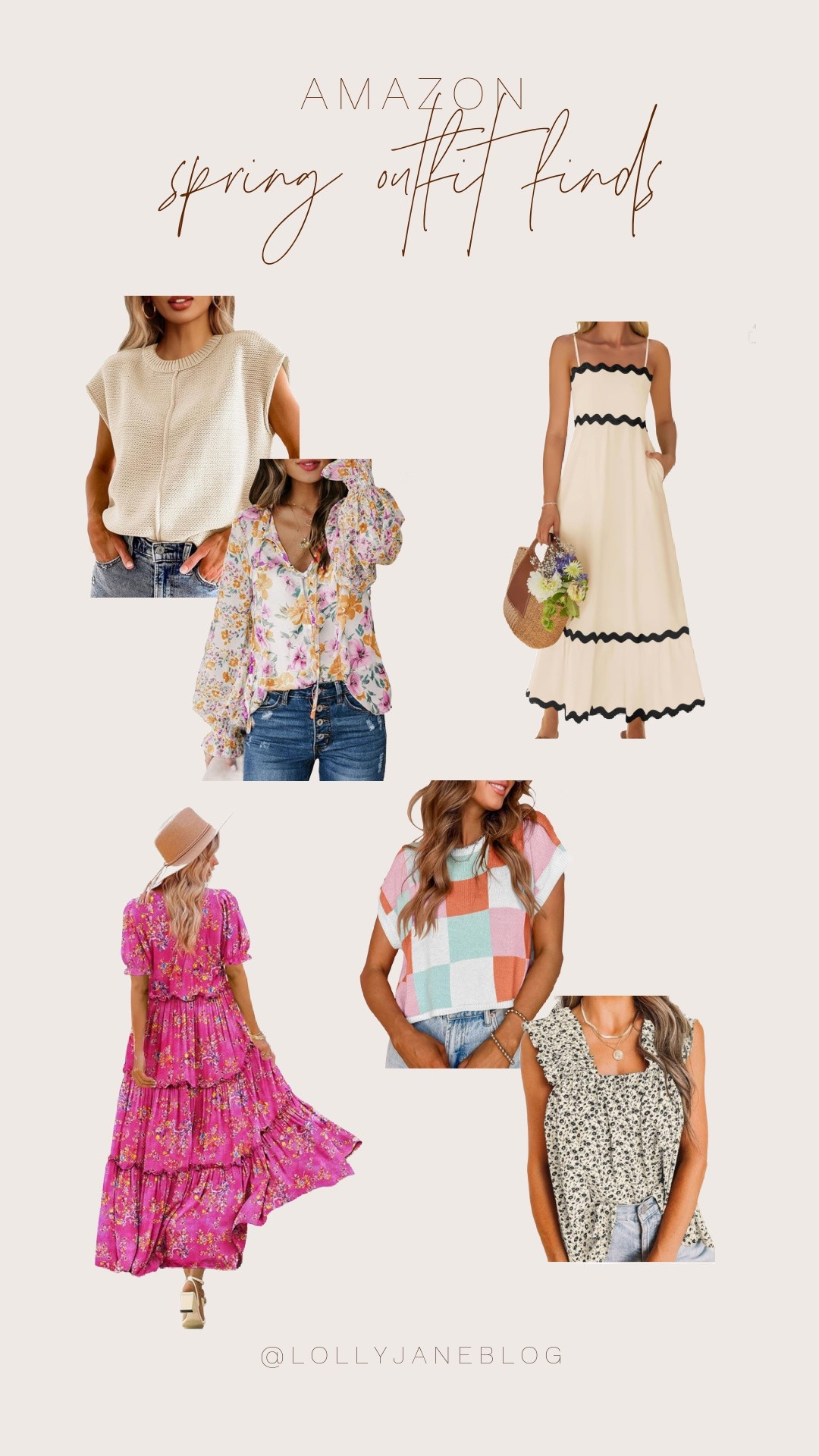 Amazon spring outfit finds and outfits💕

Spring is in the air, and so are our best-selling outfits!✨ From cozy sweaters to flowy dresses and gorgeous floral tops, we've got everything you need to refresh your wardrobe this season. And the best part? They're all from Amazon! 💐 Shop now and step into spring in style! #SpringStyle #AmazonFashion #FloralVibes #CozyChic #DressToImpress

#LTKStyleTip #LTKBeauty #LTKSeasonal