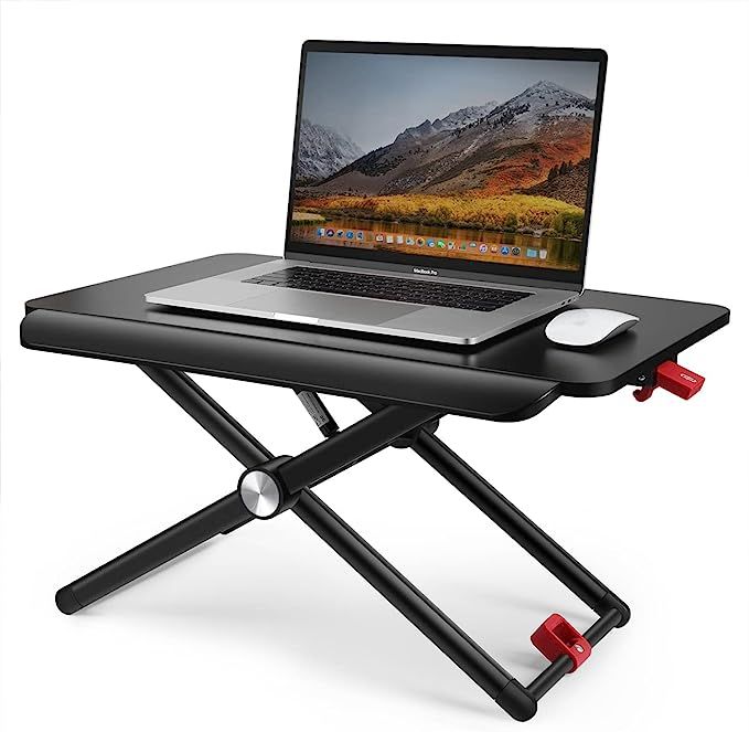 Standing Laptop Desk Converter, Sit Stand Adjustable Computer Workstation, 5 Height Levels Riser ... | Amazon (US)