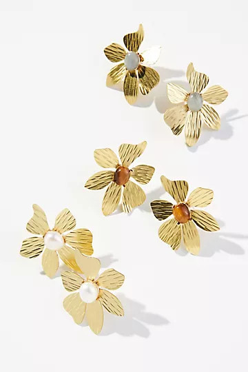 Bold Botanical Earrings | Anthropologie (US)