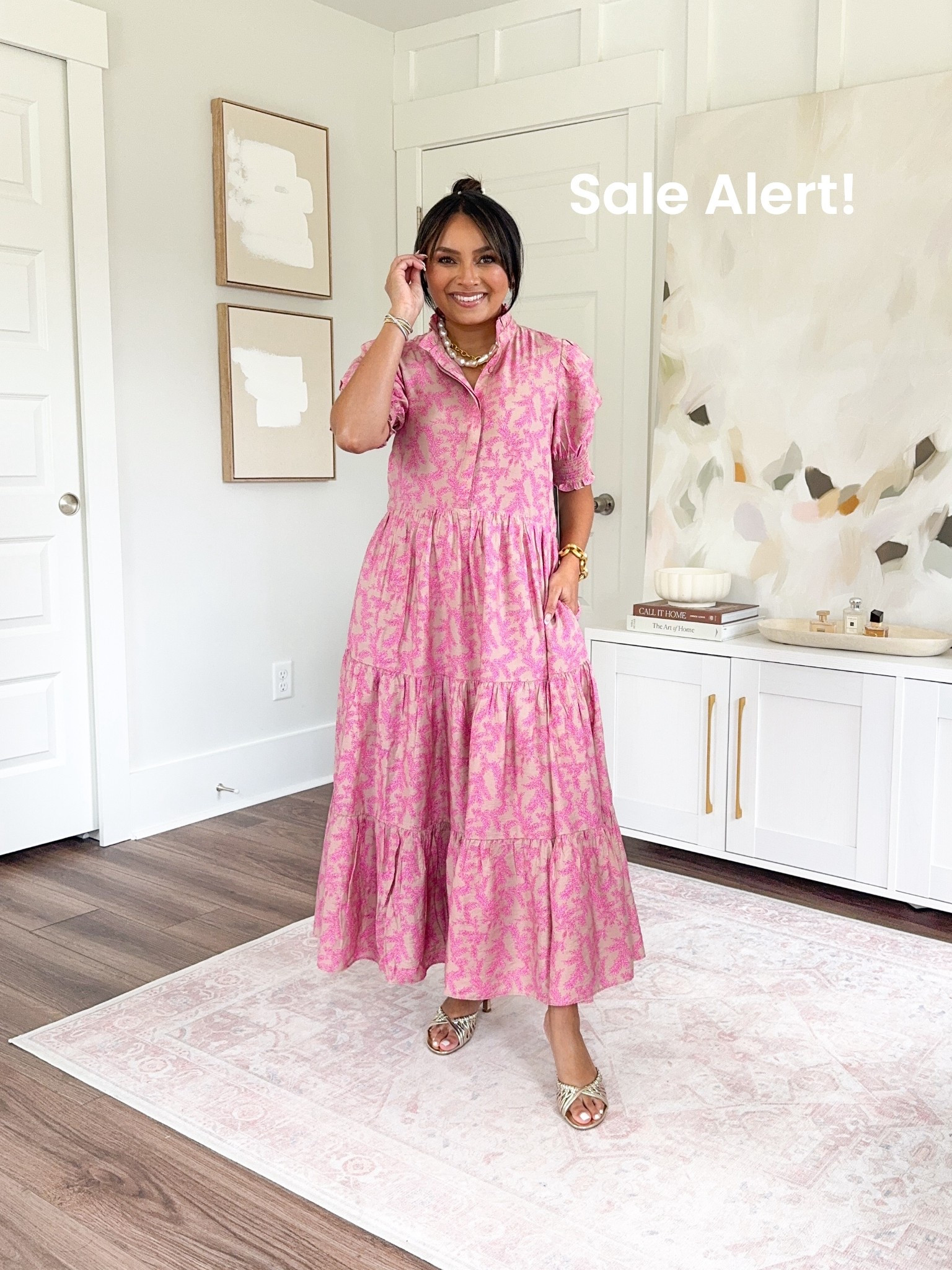 Dress size xxs TTS 
 Sandals size 5 TTS

#LTKSaleAlert #LTKootd #LTKPetite