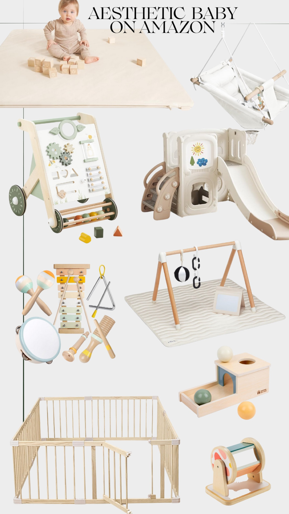 Neutral baby toys
Baby play area
Baby play pen
Wooden toys
Aesthetic baby items
Aesthetic baby toys 

#LTKbaby #LTKkids #LTKfindsunder50
