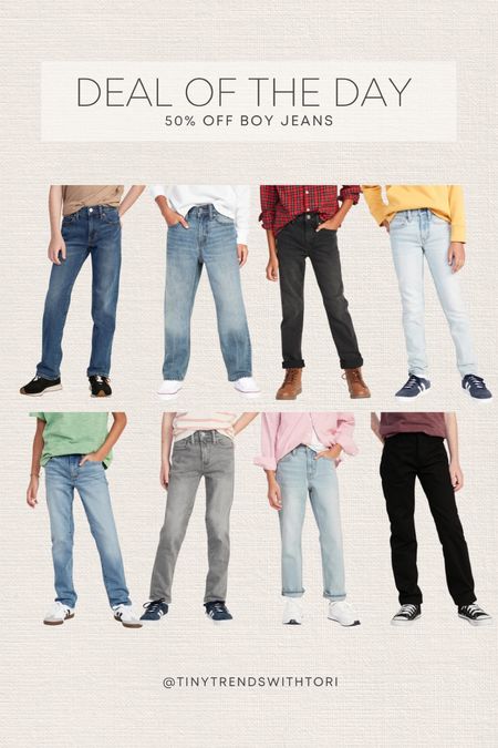 50% off boy jeans today only!

#LTKsalealert #LTKkids #LTKFind