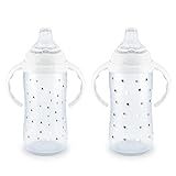 NUK Large Learner Cup, 10 oz, 2 Pack, 9+ Months, Timeless Collection, Amazon Exclusive | Amazon (US)