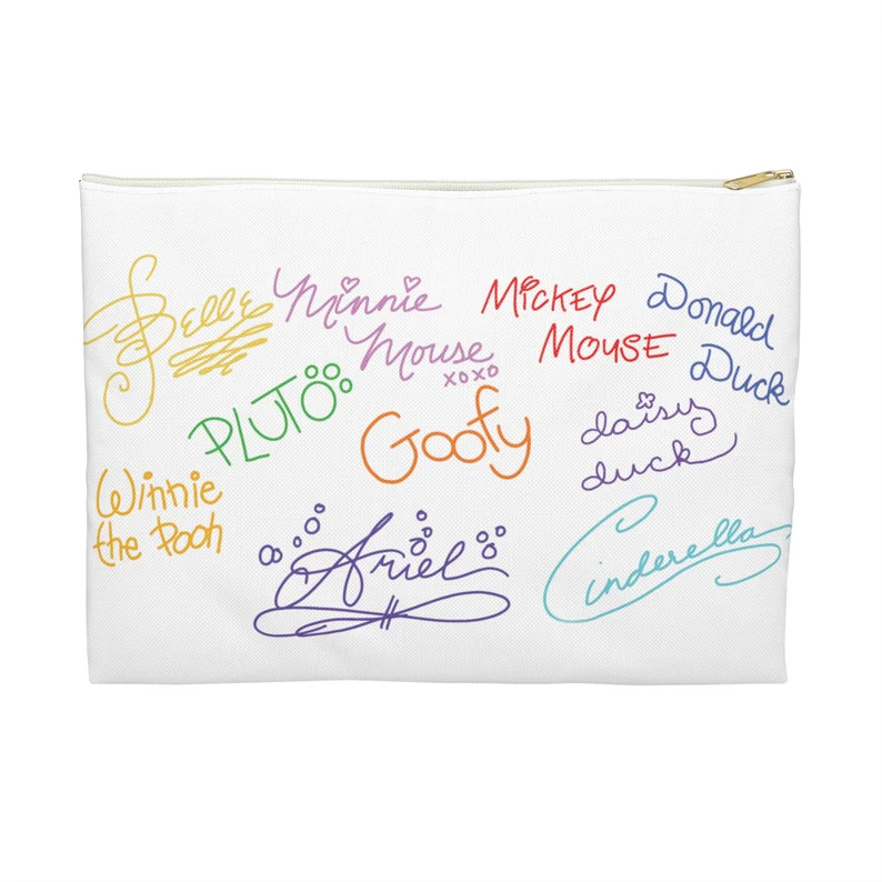 Disney Character Signature Accessory Bag - Etsy | Etsy (US)