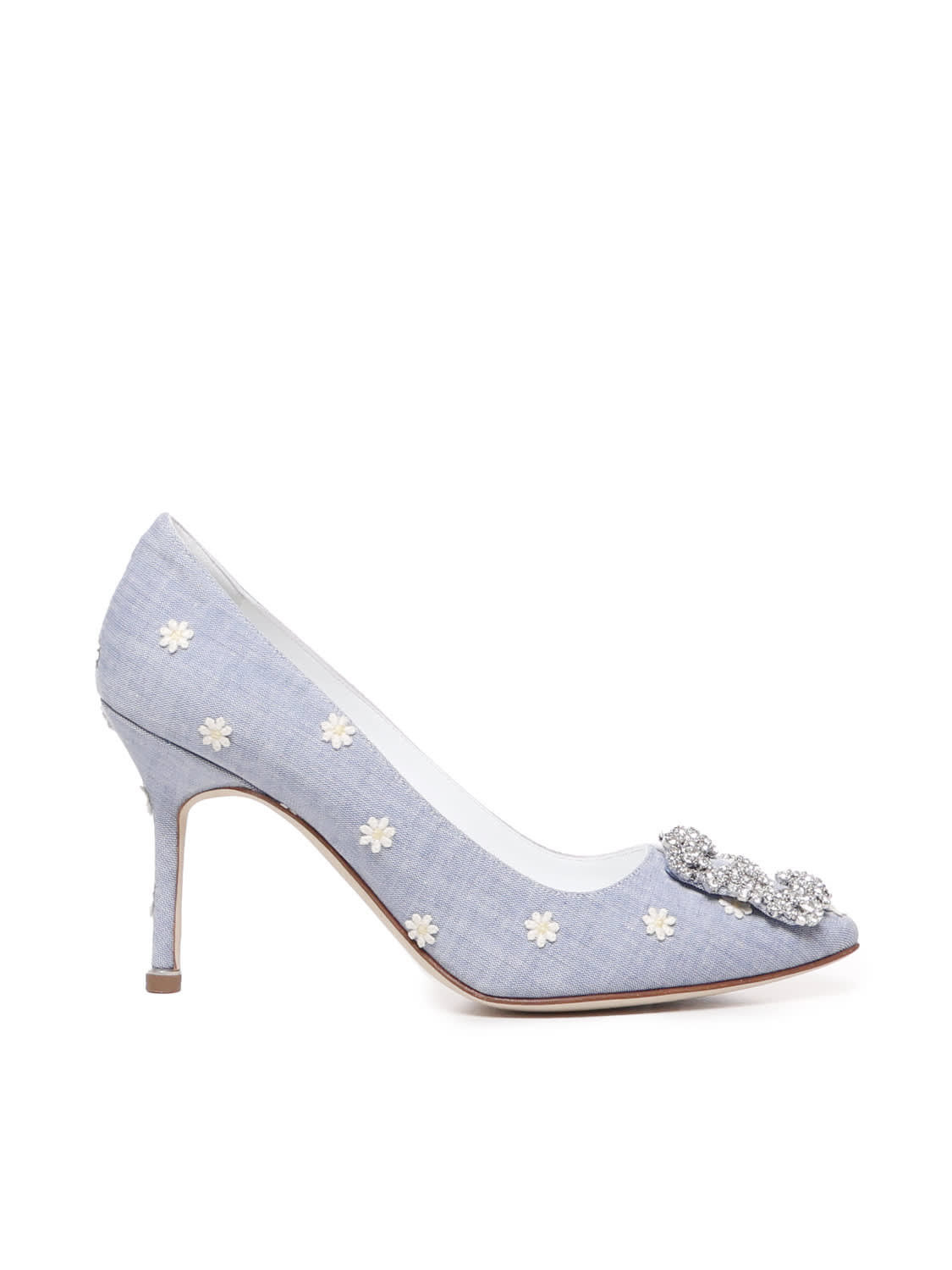 Manolo Blahnik Daisy Denim Pumps | Italist.com US