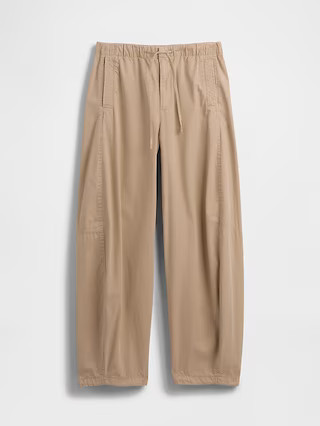Mid Rise Barrel Parachute Pants | Gap (US)