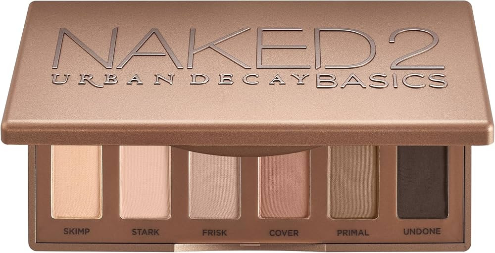 URBAN DECAY Naked 2 Basics Mini Eyeshadow Palette - 6 Matte Neutral Shadows, Long-lasting Wear, M... | Amazon (US)