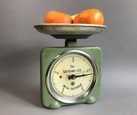 Antique Style Kitchen Scale Vintage Distressed Kitchen Balance Antiques collectible scales Spring... | Etsy (US)