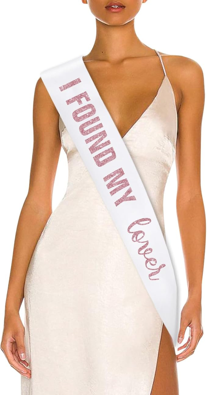 Sursurprise Bachelorette Sash, I Found My Lover Sash for She Found Her Lover Bachelorette Party B... | Amazon (US)