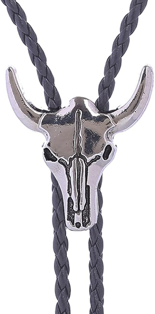 HUABOLA CALYN Native American Bolo tie Rodeo Cowboy Leather Necktie Western Bolo ties for Men Wom... | Amazon (US)