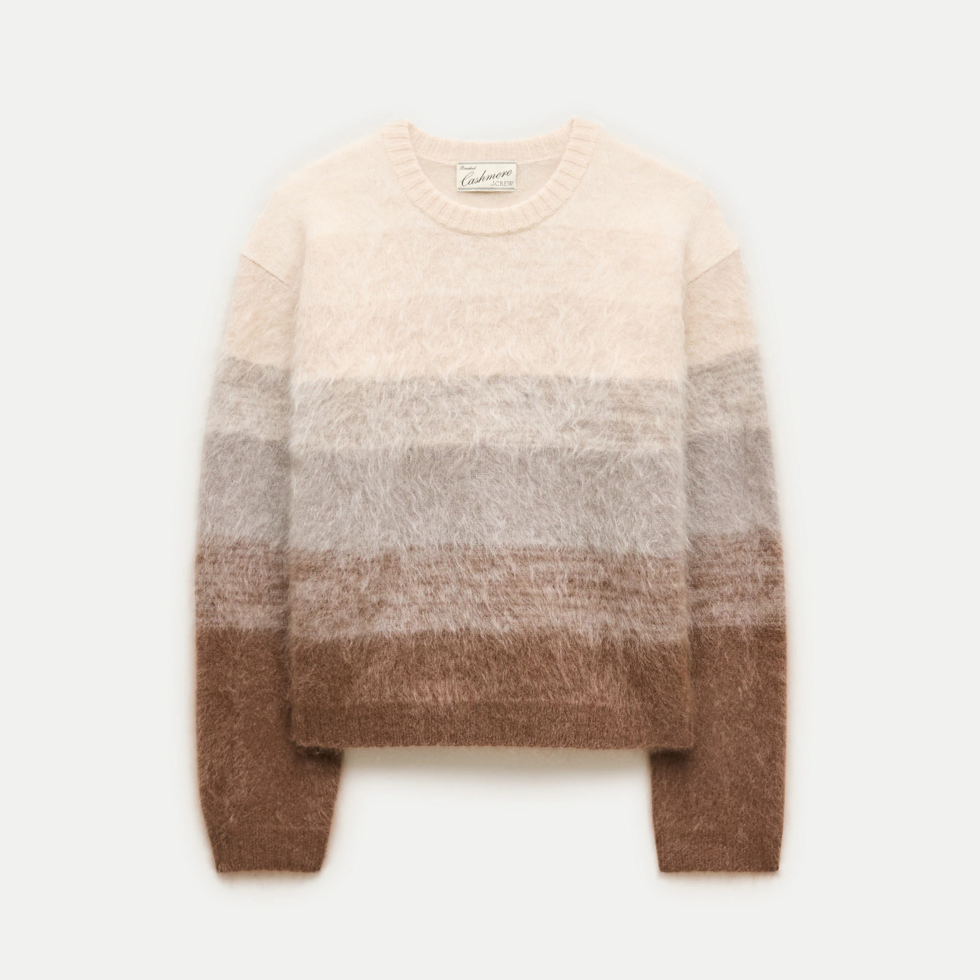 Perfect cashmere crewneck in ombré | J. Crew US