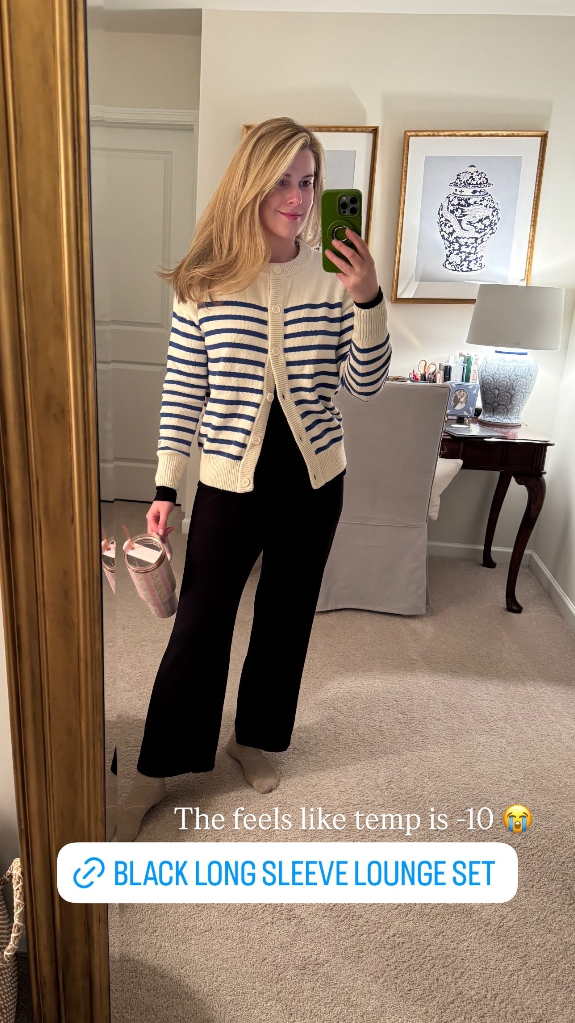 The feels like temp is -10 😭