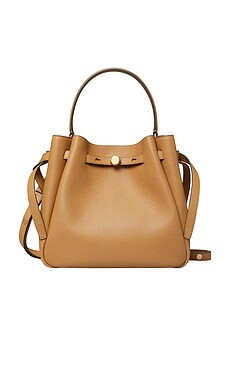 Tory Burch Romy Bucket Bag in Tiramisu from Revolve.com | Revolve Clothing (Global)