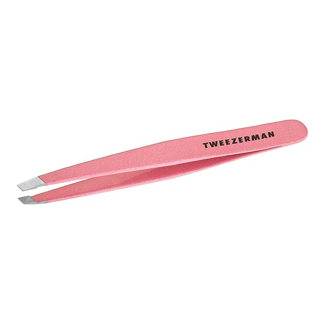 Tweezerman Exclusive Dusty Rose Slant Tweezer - Hair Removal Tweezers, Stainless Steel | Amazon (US)