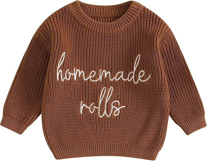 YINGISFITM Thanksgiving Baby Girl Boy Outfit Toddler Thanksgiving Halloween Sweater Knit Sweaters... | Amazon (US)