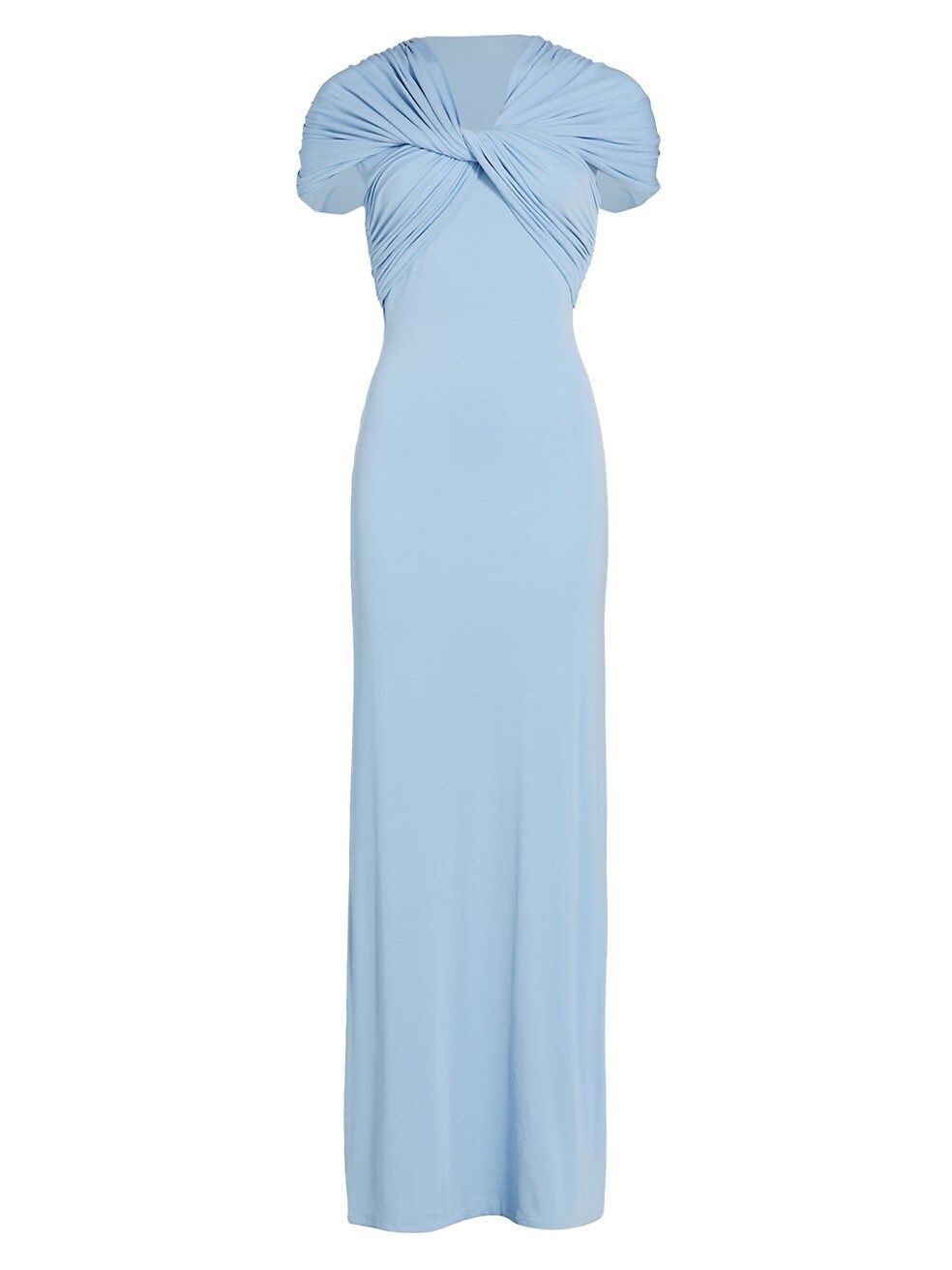Lorna Twisted Cap-Sleeve Gown | Saks Fifth Avenue