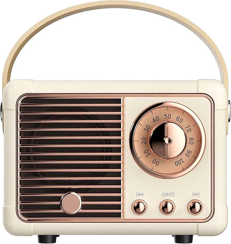 Retro Bluetooth Speaker, Vintage Decor, Wireless Portable Mini Bluetooth Speaker, Small Cute Old ... | Amazon (US)