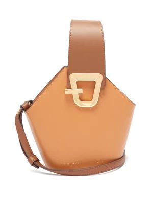 Johnny mini leather bucket bag | Matches (US)