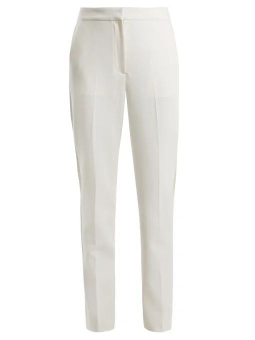 Colwyn slim-leg stretch-crepe trousers | Roksanda | Matches (UK)