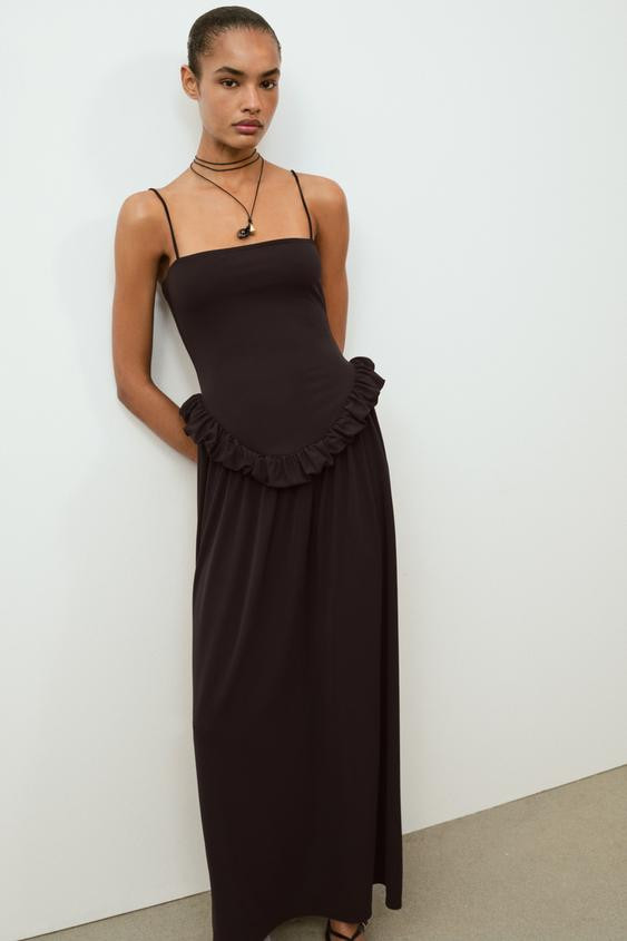 PEPLUM VOLUME DRESS | Zara US