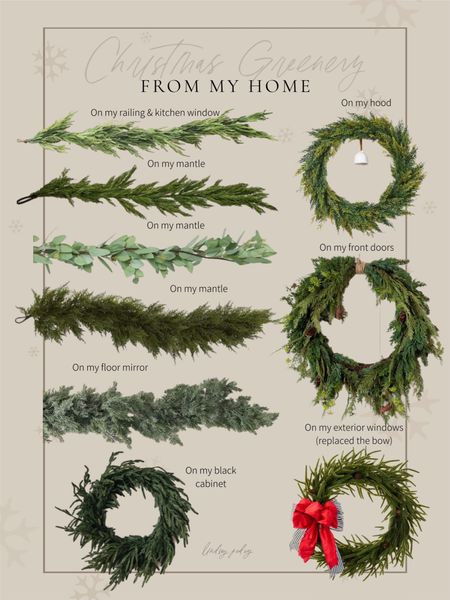 All the greenery around our home for Christmas (so far)

Garland, wreath, Christmas decor, cedar, pine, holiday, studio McGee, Walmart, 
#christmasdecor 

#LTKHoliday #LTKunder100 #LTKhome