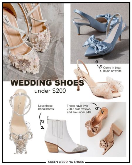 Bridal or wedding shoes under $200! 

#LTKstyletip #LTKwedding #LTKshoecrush