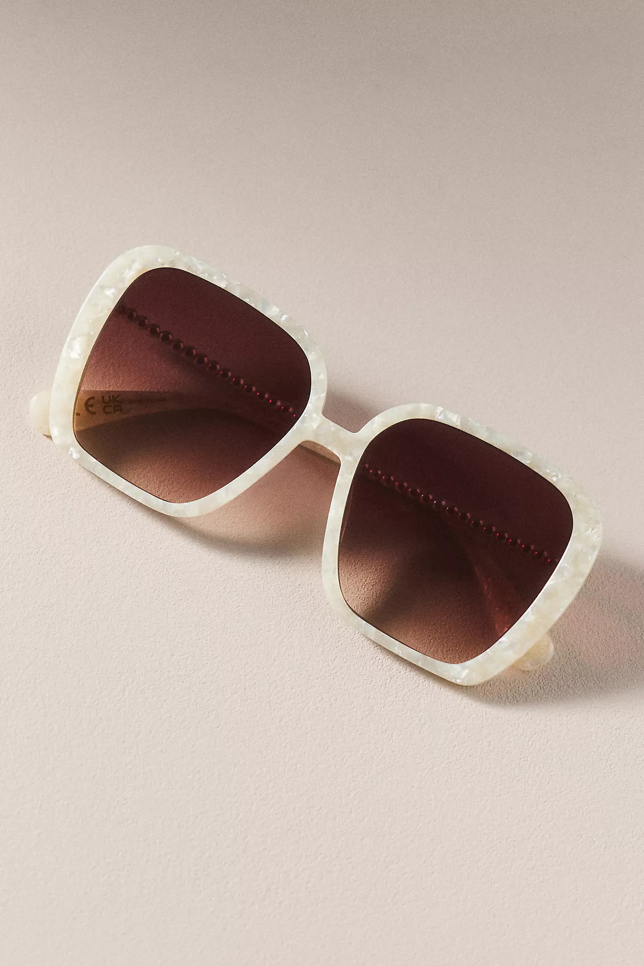 Lele Sadoughi Athens Mother of Pearl Sunglasses | Anthropologie (US)