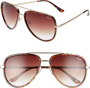 Quay Australia All In 56mm Aviator Sunglasses | Nordstrom | Nordstrom