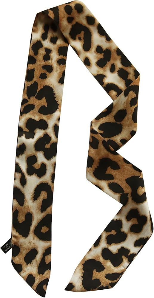 Leopard Scarf for Women Purse Bag Scarf for Handbags Hair Scarves for Bags Leopard Headband | Amazon (US)