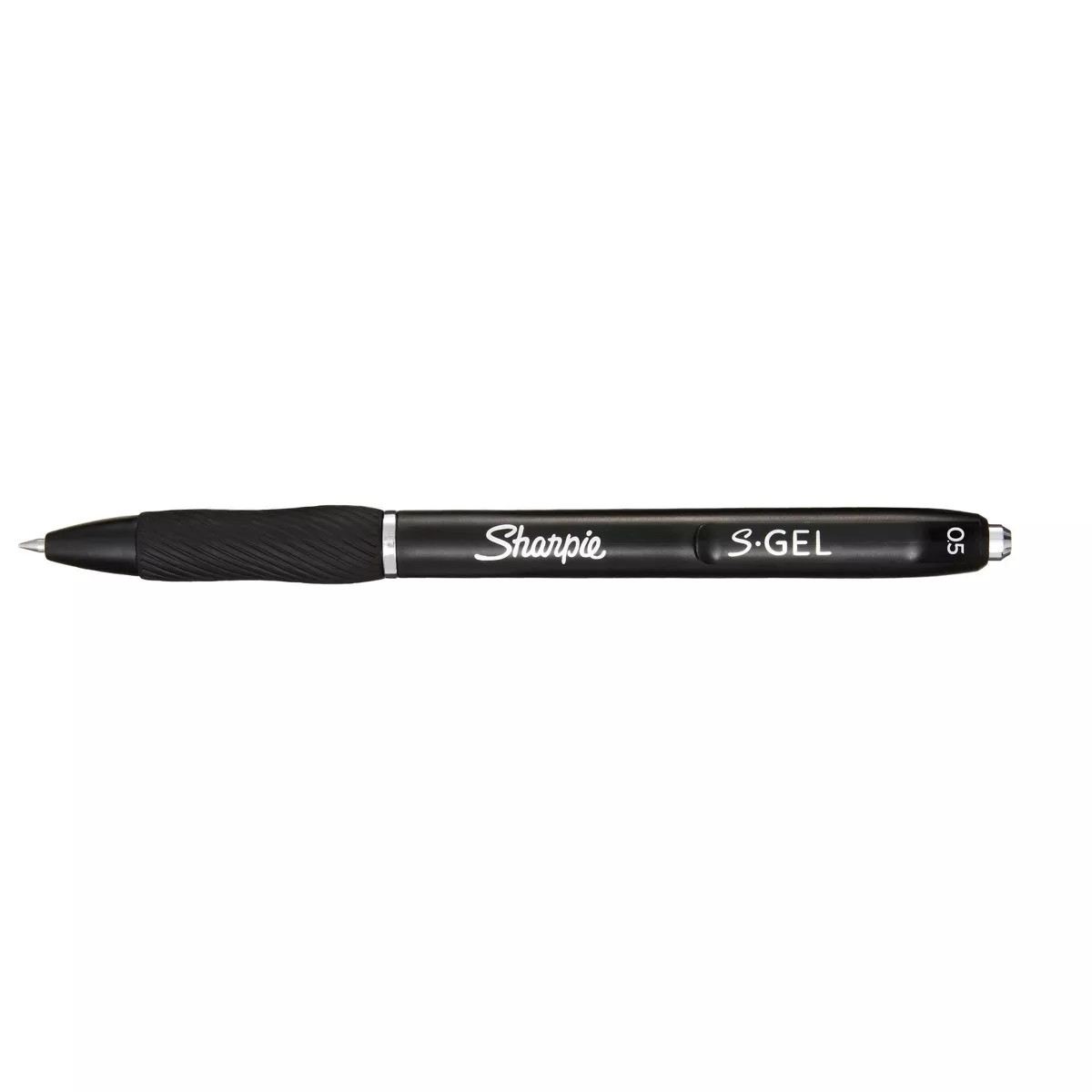 Sharpie S-Gel 4pk Gel Pens 0.5mm Fine Tip Black: Retractable, Contoured Rubber Grip, Pocket Clip,... | Target