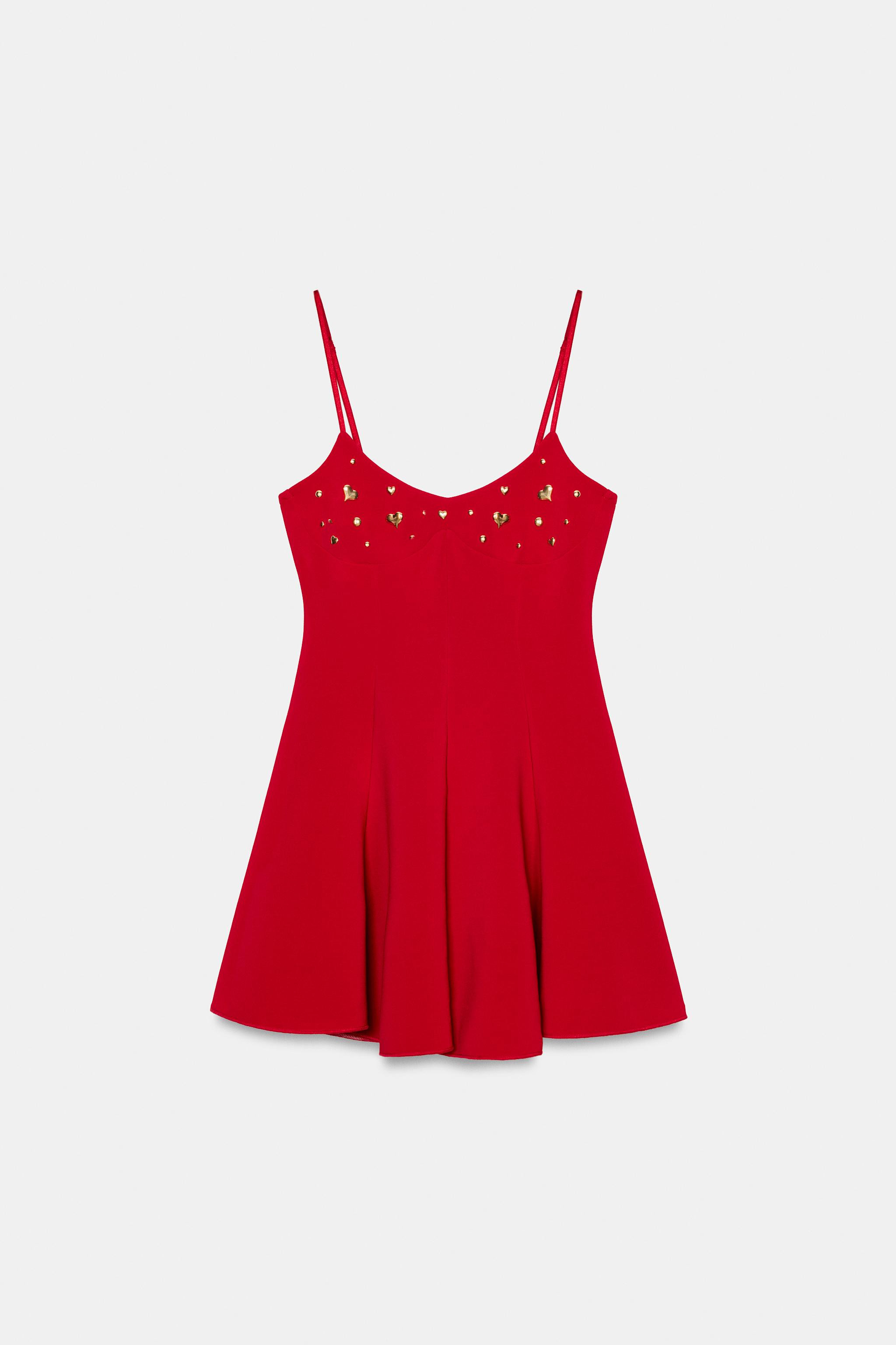 STRETCH HEART DRESS | Zara US