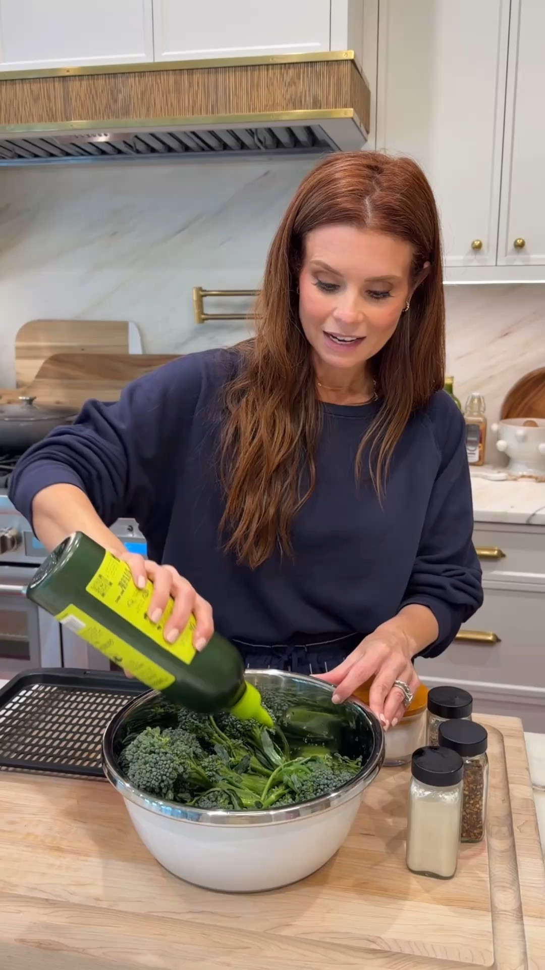 I truly don’t think I can ever have broccolini prepared any other way now. This falls right into my intentional series - taking the most simple side dish for hosting (or even just a night in) where a sprinkle of Parmesan on broccolini feels like an elevated effortless moment.

#LTKfoodie #LTKmomlife