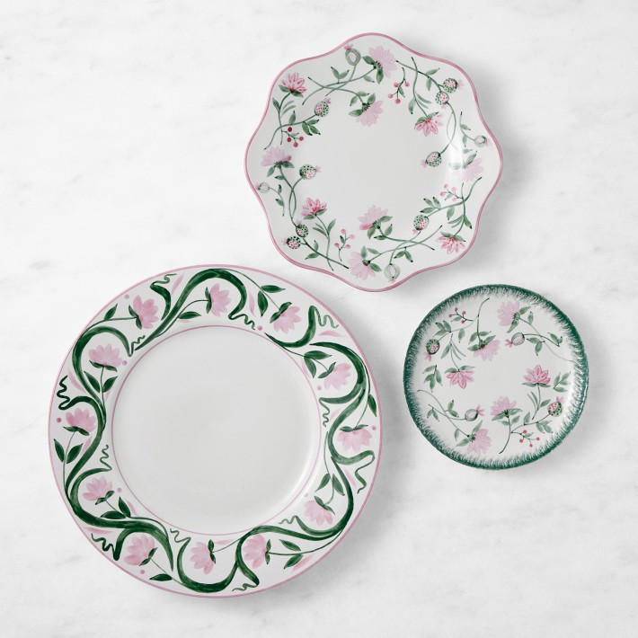 AERIN x Williams Sonoma 12-Piece Garden Bouquet Dinnerware Set | Williams-Sonoma