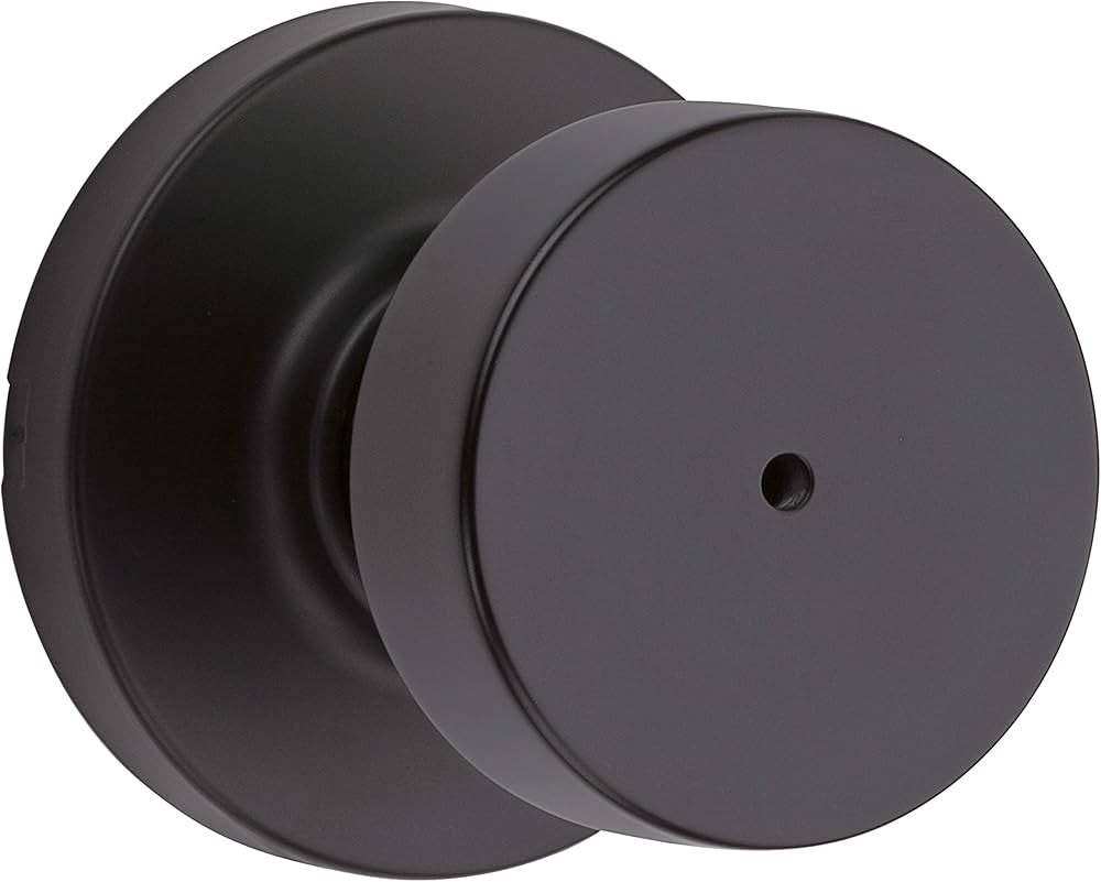 Kwikset Pismo Privacy Locking Door Knob, Interior Handle with Keyless Lock for Bedroom and Bathro... | Amazon (US)
