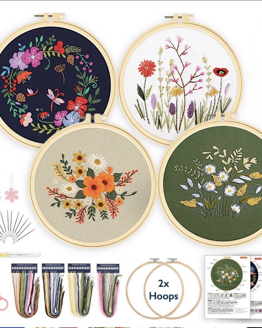 Oh snap…now I’m going down a rabbit hole. I think I’ll take up embroidery! 🧵🪡🤣

#embroiderykits 