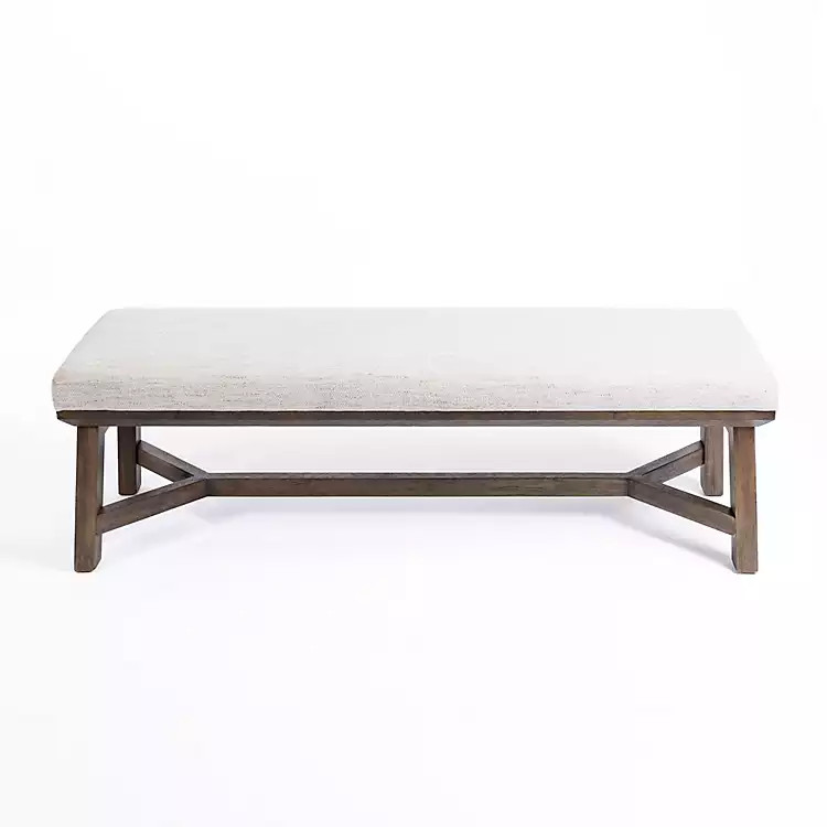 New! Randi Upholstered Bench | Kirkland's Home