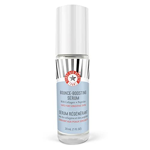 First Aid Beauty Bounce Boosting Serum with Collagen + Peptides, Helps Smooth Fine Lines + Wrinkles with Plumping Hydration, 1 oz | Amazon (US)