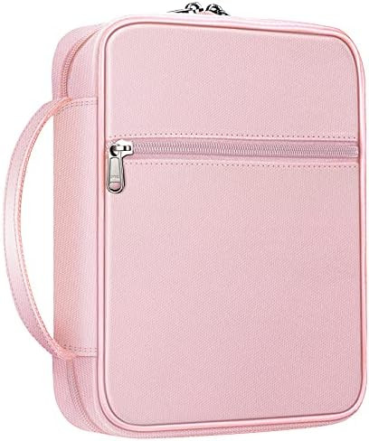 FINPAC Bible Cover, Carrying Book Case Church Bag Bible Protective with Handle and Zippered Pocke... | Amazon (US)